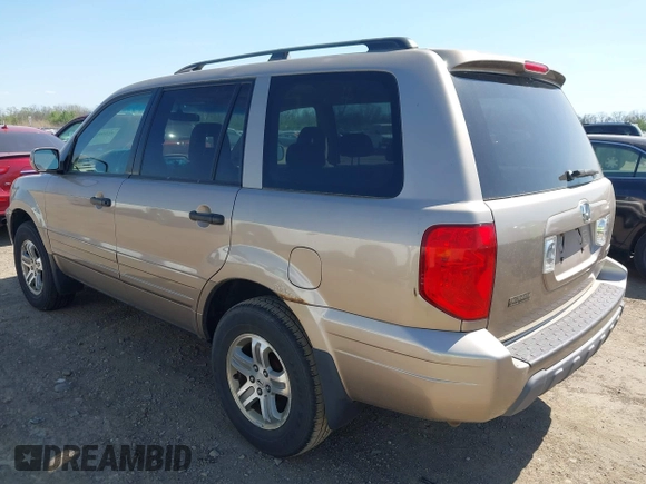 2004 Honda Pilot EX with VIN 2HKYF18464H599512, listed as a IAAI auction lot 42098213 with 224,054 mi miles and . Bid and sale history available at DreamBid. Image 3.