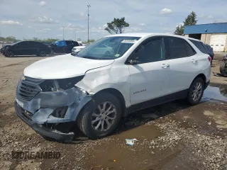 2019 Chevrolet Equinox LS z VIN 3GNAXSEV6KS554727, wystawiony jako Copart lot #56334955 z przebiegiem 226 449 mil mil oraz Czysty tytuł • Clean title. Historia ofert i sprzedaży dostępna na DreamBid. Obrazek 1.