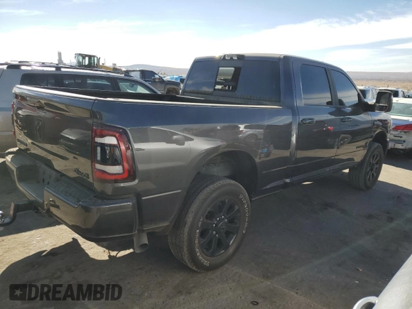 2024 Ram 2500 Laramie with VIN 3C6UR5FL8RG239527, listed as a Copart auction lot 45367605 with 84,902 mi miles and Salvage title. Bid and sale history available at DreamBid. Image 3.