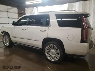 2019 Cadillac Escalade Platinum with VIN 1GYS4DKJ6KR190325, listed as a Copart auction lot 46268115 with 73,725 mi miles and Salvage Title. Bid and sale history available at carsss.com. Image 2.