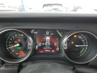 2023 Jeep Wrangler Sahara with VIN 1C4JJXP61PW528948, listed as a Copart auction lot 46866885 with 38,191 mi miles and Clean Title. Bid and sale history available at DreamBid. Image 9.