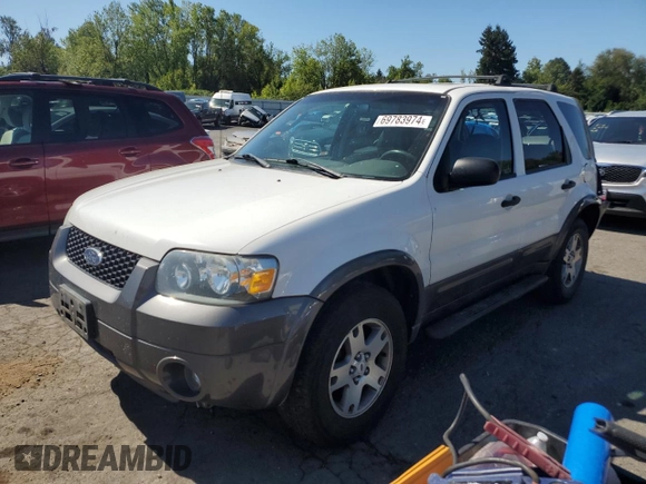 2005 Ford Escape XLT with VIN 1FMYU93135KA59180, listed as a Copart auction lot 69783974 with 126,255 mi miles and Salvage Title. Bid and sale history available at carsss.com. Image 1.