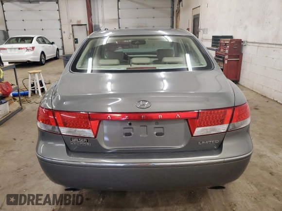 2007 Hyundai Azera SE z VIN KMHFC46FX7A183539, wystawiony jako Copart lot #54205265 z przebiegiem 154 942 mil mil oraz Nie do naprawy • Non repairable. Historia ofert i sprzedaży dostępna na DreamBid. Obrazek 6.
