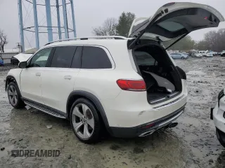 2021 Mercedes-Benz GLS 450 with VIN 4JGFF5KE5MA379992, listed as a Copart auction lot 38755444 with 35,150 mi miles and . Bid and sale history available at DreamBid. Image 2.