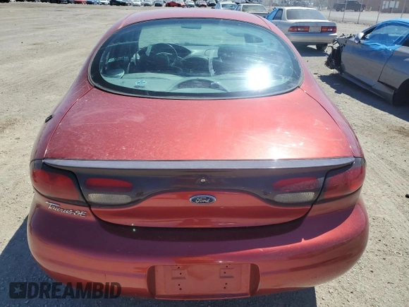 1998 Ford Taurus SE Comfort with VIN 1FAFP53S9WG226690, listed as a Copart auction lot 67327124 with 76,712 mi miles and Salvage Title. Bid and sale history available at carsss.com. Image 6.