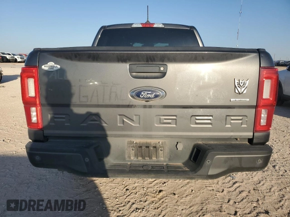 2019 Ford Ranger XL with VIN 1FTER4EHXKLA56384, listed as a Copart auction lot 80952444 with 75,122 mi miles and Salvage title. Bid and sale history available at DreamBid. Image 6.