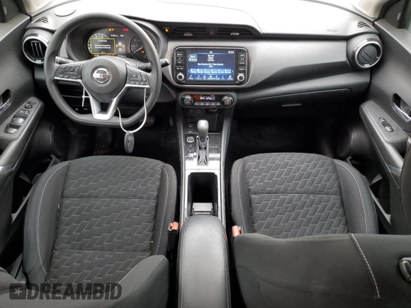 2021 Nissan Kicks SV with VIN 3N1CP5CV2ML495312, listed as a Copart auction lot 48202875 with 57,756 mi miles and Salvage Title. Bid and sale history available at carsss.com. Image 8.