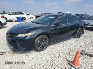 2019 Toyota Camry XSE with VIN 4T1B61HK9KU825030, listed as a Copart auction lot 43468885 with 106,373 mi miles and Salvage Title. Bid and sale history available at carsss.com. Image 1.