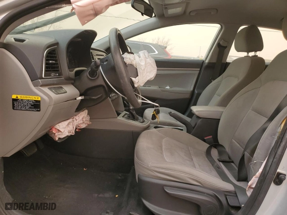 2017 Hyundai Elantra SE with VIN 5NPD74LF2HH096779, listed as a Copart auction lot 49839685 with 127,777 mi miles and Salvage Title. Bid and sale history available at carsss.com. Image 7.