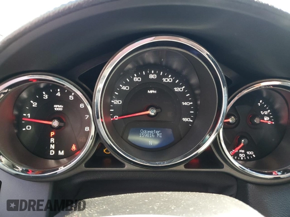 2011 Cadillac CTS with VIN 1G6DA5EY8B0117972, listed as a Copart auction lot 53690545 with 159,816 mi miles and Salvage Title. Bid and sale history available at DreamBid. Image 9.