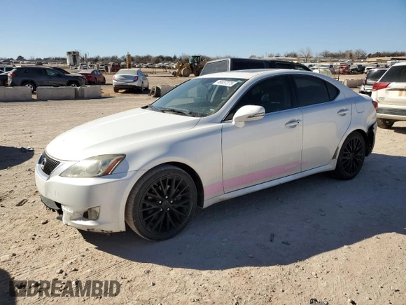 2010 Lexus IS 250 with VIN JTHBF5C22A5126316, listed as a Copart auction lot 46837375 with 196,838 mi miles and Salvage Title. Bid and sale history available at carsss.com. Image 1.