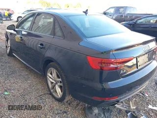 2017 Audi A4 Season of Audi Premium with VIN WAUDNAF41HN041235, listed as a IAAI auction lot 41136289 with 46,754 mi miles. Bid and sale history available at carsss.com. Image 3.