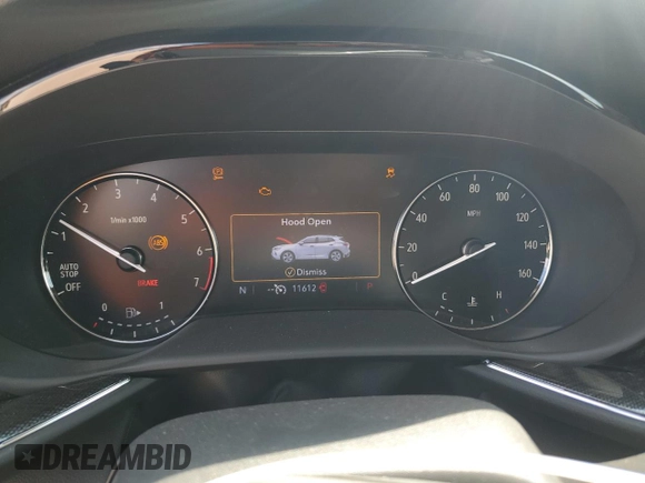 2023 Buick Envision Preferred with VIN LRBAZLR44PD018861, listed as a Copart auction lot 68694954 with 11,612 mi miles and Salvage Title. Bid and sale history available at DreamBid. Image 9.