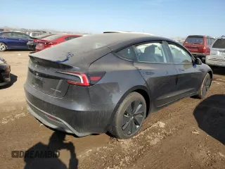 2024 Tesla Model 3 Long Range with VIN 5YJ3E1EB4RF793879, listed as a Copart auction lot 48727785 with 11,739 mi miles and Salvage Title. Bid and sale history available at DreamBid. Image 3.