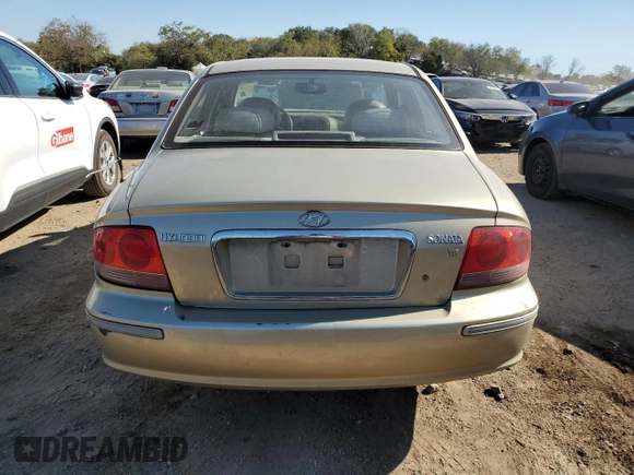 2004 Hyundai Sonata GLS with VIN KMHWF35HX4A971396, listed as a Copart auction lot 75762914 with 280,608 mi miles and Salvage Title. Bid and sale history available at carsss.com. Image 6.