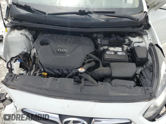 2013 Hyundai Accent GLS with VIN KMHCT4AE8DU554192, listed as a Copart auction lot 56010635 with 57,473 mi miles and Salvage title. Bid and sale history available at DreamBid. Image 11.