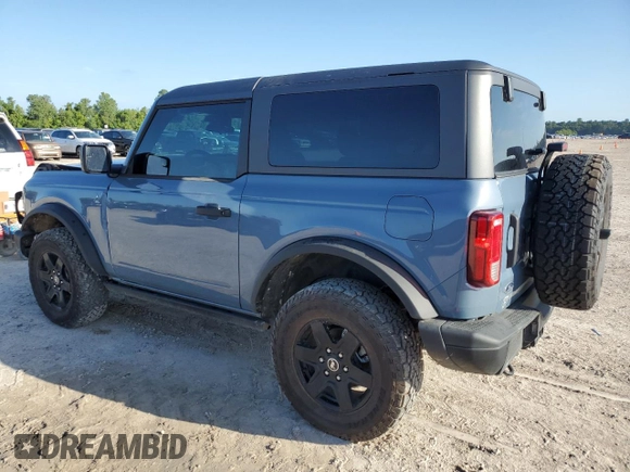 2024 Ford Bronco Black Diamond with VIN 1FMDE1AH5RLA05733, listed as a Copart auction lot 59168854 with 3,629 mi miles and Salvage Title. Bid and sale history available at DreamBid. Image 2.