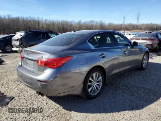 2017 Infiniti Q50 2.0t with VIN JN1CV7AR4HM680478, listed as a Copart auction lot 47419515 with 135,219 mi miles and Salvage Title. Bid and sale history available at carsss.com. Image 3.