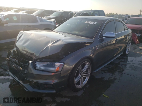 2016 Audi S4 Premium Plus with VIN WAUBGAFL5GA002744, listed as a Copart auction lot 70032273 with 103,589 mi miles. Bid and sale history available at carsss.com. Image 1.