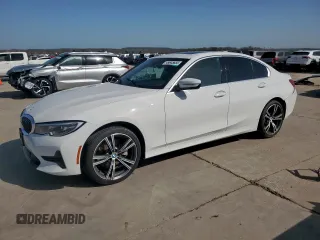 2022 BMW 3 Series 330i with VIN 3MW5R1J04N8C71010, listed as a Copart auction lot 49645655 with 0 mi miles and Salvage Title. Bid and sale history available at carsss.com. Image 1.