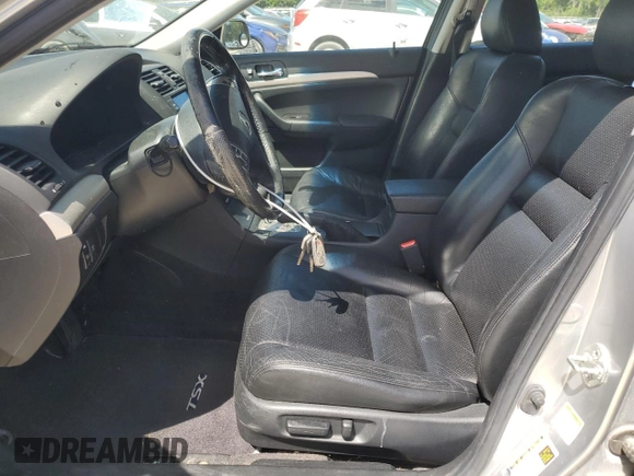 2007 Acura TSX Navi with VIN JH4CL96917C007853, listed as a Copart auction lot 53333895 with 122,573 mi miles and Salvage Title. Bid and sale history available at carsss.com. Image 7.