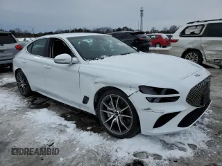 2025 Genesis G70 2.5T with VIN KMTG34SC9SU153588, listed as a Copart auction lot 88057165 with 1,204 mi miles and Clean Title. Bid and sale history available at DreamBid. Image 4.