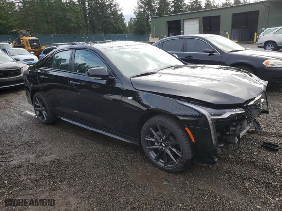 2023 Cadillac CT4 Sport with VIN 1G6DG5RK5P0117343, listed as a Copart auction lot 78180934 with 6,642 mi miles and Salvage Title. Bid and sale history available at carsss.com. Image 4.