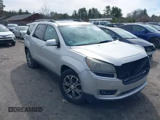 2014 GMC Acadia SLT with VIN 1GKKVRKD5EJ137875, listed as a IAAI auction lot 41812859 with 220,986 mi miles. Bid and sale history available at carsss.com. Image 1.