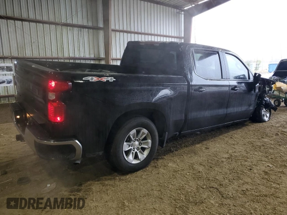 2023 Chevrolet Silverado 1500 LT with VIN 2GCUDDED6P1151948, listed as a Copart auction lot 88104235 with 23,143 mi miles and Salvage Title. Bid and sale history available at carsss.com. Image 3.