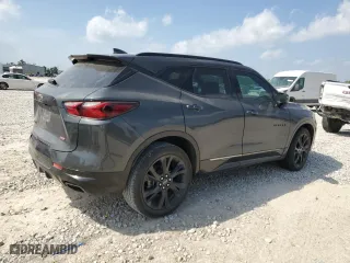2019 Chevrolet Blazer RS with VIN 3GNKBERS0KS643407, listed as a Copart auction lot 53789695 with 118,627 mi miles and Salvage Title. Bid and sale history available at carsss.com. Image 3.