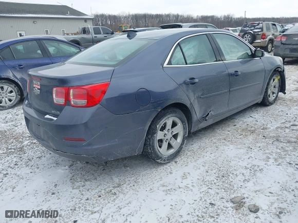 2013 Chevrolet Malibu LS with VIN 1G11B5SA5DF320945, listed as a IAAI auction lot 41620721 with 196,568 mi miles. Bid and sale history available at carsss.com. Image 4.