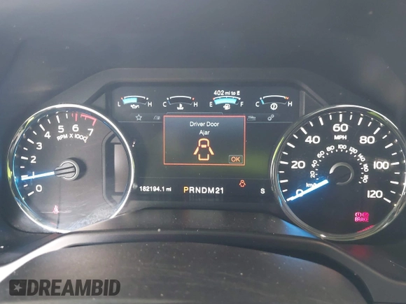 2015 Ford F-150 XLT with VIN 1FTEW1EG9FKE15735, listed as a IAAI auction lot 42102887 with 182,194 mi miles and . Bid and sale history available at DreamBid. Image 7.