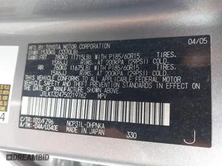 2005 Scion xB with VIN JTLKT324750219762, listed as a IAAI auction lot 42039715 with 173,512 mi miles. Bid and sale history available at carsss.com. Image 9.