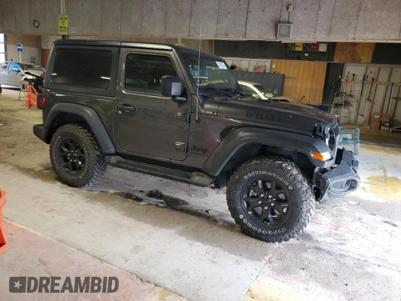 2023 Jeep Wrangler Willys z VIN 1C4HJXAG6PW530632, wystawiony jako Copart lot #54783035 z przebiegiem 6 451 mil mil oraz Szkoda całkowita • Salvage title. Historia ofert i sprzedaży dostępna na DreamBid. Obrazek 4.