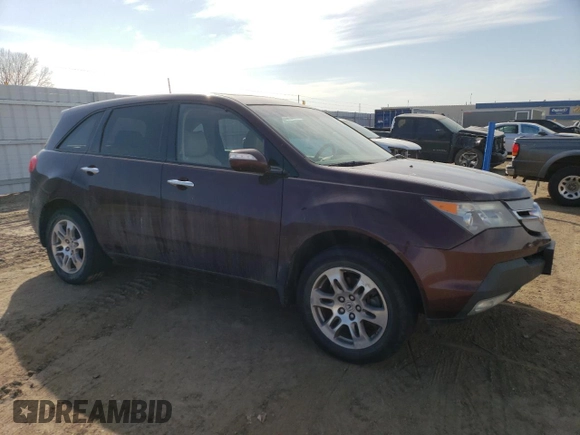 2008 Acura MDX with VIN 2HNYD28268H527681, listed as a Copart auction lot 48849845 with 136,708 mi miles and Clean Title. Bid and sale history available at DreamBid. Image 4.