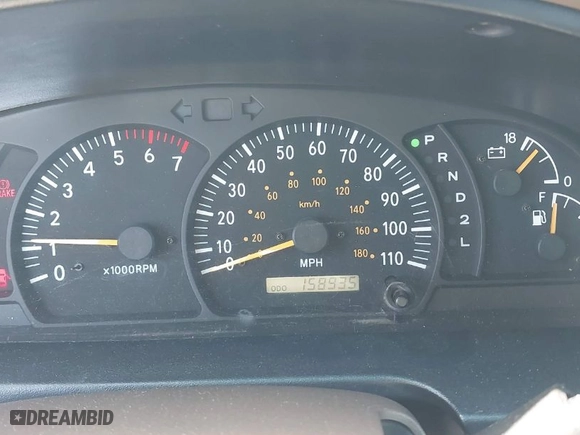 2001 Toyota Tundra Ltd with VIN 5TBRT38131S126759, listed as a IAAI auction lot 41911493 with 158,935 mi miles. Bid and sale history available at carsss.com. Image 16.
