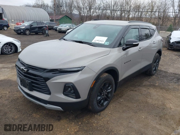 2021 Chevrolet Blazer LT with VIN 3GNKBHR48MS559910, listed as a IAAI auction lot 42024637 with 19,449 mi miles and . Bid and sale history available at DreamBid. Image 2.