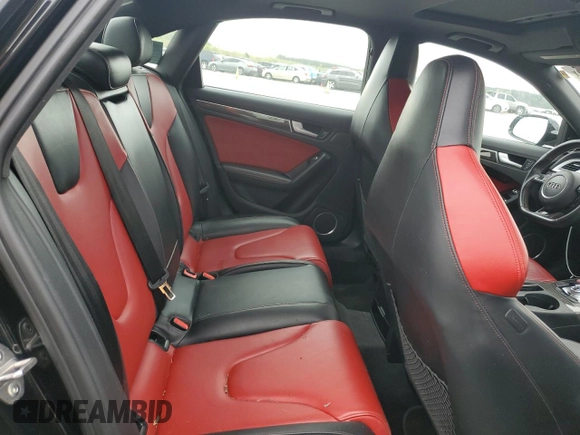 2015 Audi S4 Premium Plus with VIN WAUBGAFL8FA105073, listed as a Copart auction lot 52439145 with 88,180 mi miles and Salvage Title. Bid and sale history available at carsss.com. Image 10.