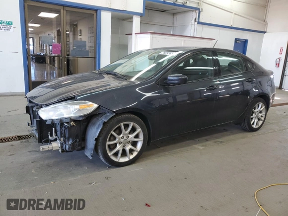 2013 Dodge Dart SXT with VIN 1C3CDFBA7DD334829, listed as a Copart auction lot 78095854 with 115,216 mi miles and Salvage Title. Bid and sale history available at carsss.com. Image 1.