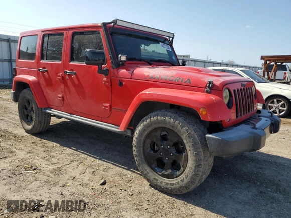 2015 Jeep Wrangler Unlimited Sahara with VIN 1C4BJWEG5FL717175, listed as a Copart auction lot 43212355 with 93,298 mi miles and Clean Title. Bid and sale history available at carsss.com. Image 4.