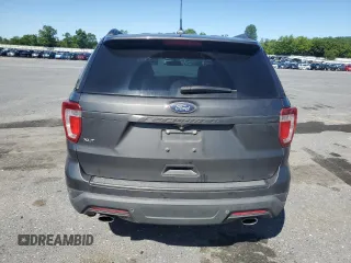 2018 Ford Explorer XLT with VIN 1FM5K7D86JGC53918, listed as a Copart auction lot 58829235 with 91,593 mi miles and Salvage title. Bid and sale history available at DreamBid. Image 6.