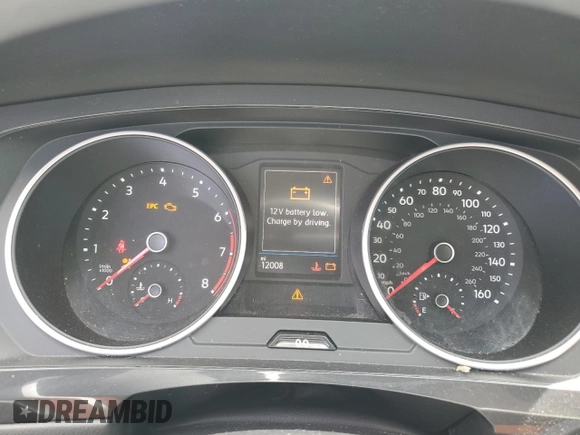 2021 Volkswagen Tiguan S with VIN 3VV1B7AX7MM036467, listed as a Copart auction lot 56992555 with 12,008 mi miles and Salvage title. Bid and sale history available at DreamBid. Image 9.