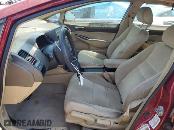 2006 Honda Civic LX with VIN 1HGFA16576L071351, listed as a Copart auction lot 51846535 with 137,792 mi miles and Salvage Title. Bid and sale history available at DreamBid. Image 7.