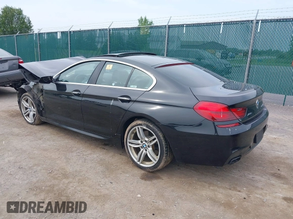 2013 BMW 6 Series 650i xDrive with VIN WBA6B4C56DD098367, listed as a IAAI auction lot 39926691 with 99,178 mi miles. Bid and sale history available at carsss.com. Image 3.