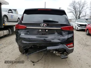 2020 Hyundai Santa Fe SE with VIN 5NMS2CAD5LH274398, listed as a Copart auction lot 70537522 with 34,134 mi miles. Bid and sale history available at carsss.com. Image 6.