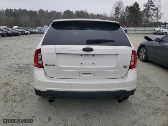 2013 Ford Edge SEL with VIN 2FMDK4JC3DBA93477, listed as a Copart auction lot 83619474 with 167,216 mi miles and Salvage Title. Bid and sale history available at carsss.com. Image 6.
