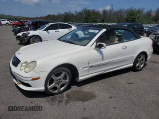 2005 Mercedes-Benz CLK 500 с VIN WDBTK75G35T037649, выставлен на аукционе Copart как лот 66212825 с пробегом 107 716 миль миль и Списание • Salvage title. История ставок и продаж доступна на DreamBid. Изображение 1.