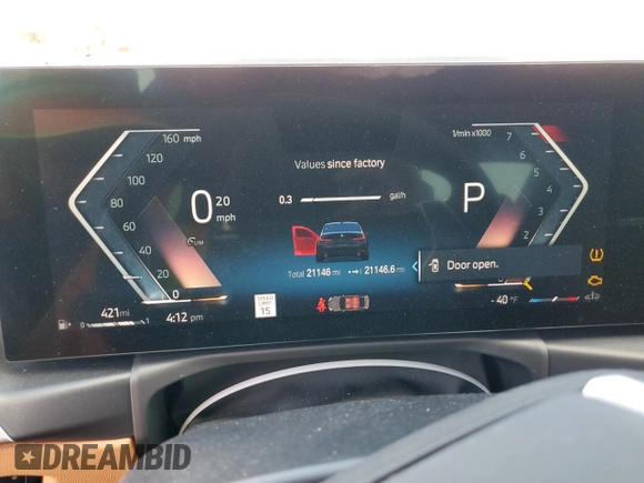 2023 BMW 3 Series 330i with VIN 3MW69FF05P8D21152, listed as a Copart auction lot 48803345 with 21,146 mi miles and Salvage title. Bid and sale history available at DreamBid. Image 9.