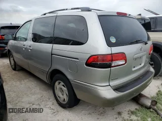 2001 Toyota Sienna LE with VIN 4T3ZF13C11U399208, listed as a Copart auction lot 76162644 with 0 mi miles and Salvage Title. Bid and sale history available at carsss.com. Image 2.