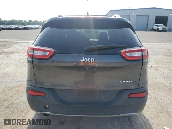 2017 Jeep Cherokee Limited with VIN 1C4PJLDB7HW516454, listed as a Copart auction lot 60927315 with 120,310 mi miles and Salvage title. Bid and sale history available at DreamBid. Image 6.
